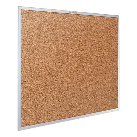 Classic Series Cork Bulletin Board, 96 X 48, Silver Aluminum Frame
