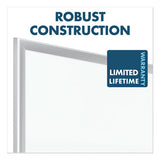 Classic Series Porcelain Magnetic Board, 36 X 24, White, Silver Aluminum Frame