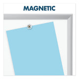 Classic Series Porcelain Magnetic Board, 60 X 36, White, Silver Aluminum Frame