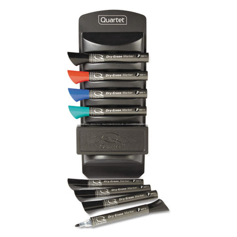 Marker Caddy Kit, Broad Chisel Tip, Assorted Colors, 8-set
