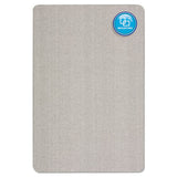 Oval Office Fabric Bulletin Board, 48 X 36, Gray