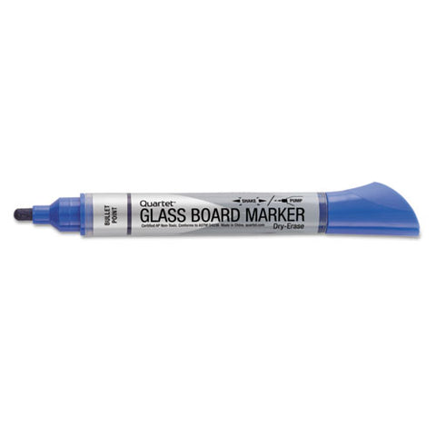 Premium Glass Board Dry Erase Marker, Broad Bullet Tip, Assorted Colors, 4-pack