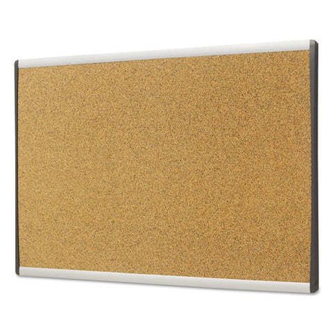 Arc Frame Cork Cubicle Board, 14 X 24, Tan, Aluminum Frame
