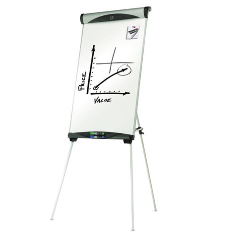 Euro Magnetic Presentation Easel, 27 X 39, White