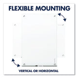 Brilliance Glass Dry-erase Boards, 24 X 18, White Surface