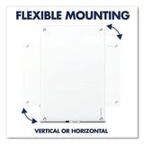 Brilliance Glass Dry-erase Boards, 48 X 48, White Surface