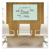 Element Framed Magnetic Glass Dry-erase Boards, 74" X 42", Aluminum Frame