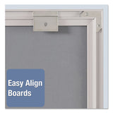 Matrix Magnetic Boards, Painted Steel, 23 X 16, White, Aluminum Frame