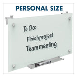 Infinity Magnetic Glass Dry Erase Cubicle Board, 18 X 30, White