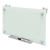 Infinity Magnetic Glass Dry Erase Cubicle Board, 18 X 30, White