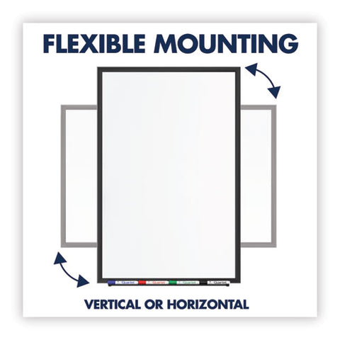 Classic Series Nano-clean Dry Erase Board, 48 X 36, Black Aluminum Frame