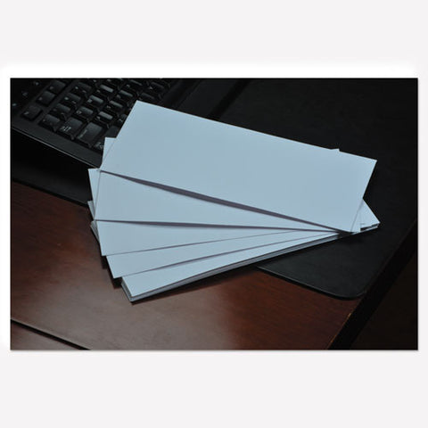 Business Envelope, #10, Commercial Flap, Gummed Closure, 4.13 X 9.5, White, 500-box