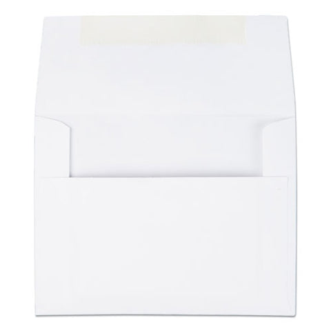 Greeting Card-invitation Envelope, A-2, Square Flap, Gummed Closure, 4.38 X 5.75, White, 100-box