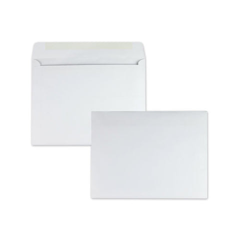 Open-side Booklet Envelope, #13 1-2, Cheese Blade Flap, Gummed Closure, 10 X 13, White, 100-box