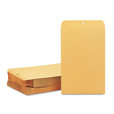 Clasp Envelope, #98, Square Flap, Clasp-gummed Closure, 10 X 15, Brown Kraft, 100-box
