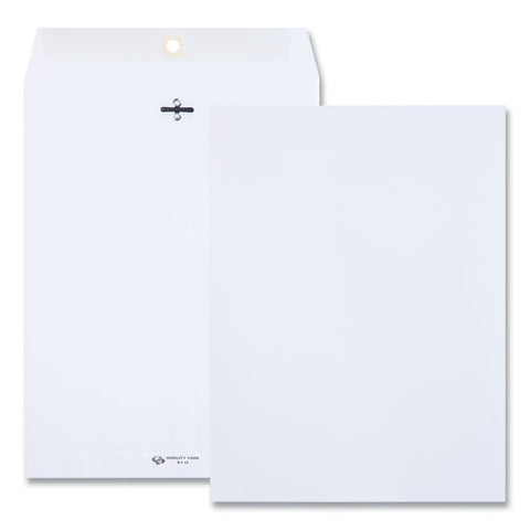 Clasp Envelope, #90, Square Flap, Clasp-gummed Closure, 9 X 12, White, 100-box