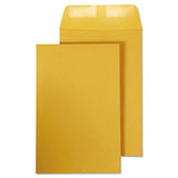Catalog Envelope, #1, Square Flap, Gummed Closure, 6 X 9, Brown Kraft, 100-box