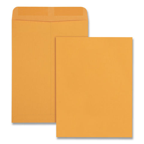 Catalog Envelope, #10 1-2, Square Flap, Gummed Closure, 9 X 12, Brown Kraft, 100-box