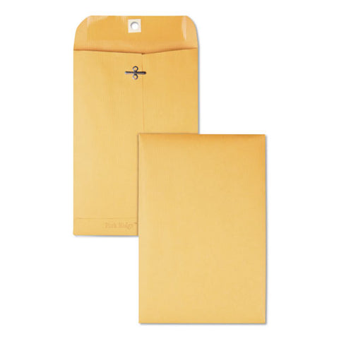 Park Ridge Kraft Clasp Envelope, #55, Square Flap, Clasp-gummed Closure, 6 X 9, Brown Kraft, 100-box