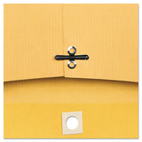 Park Ridge Kraft Clasp Envelope, #97, Squar Flap, Clasp-gummed Closure, 10 X 13, Brown Kraft, 100-box