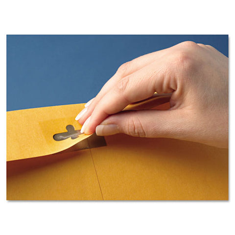 Postage Saving Clearclasp Kraft Envelope, #90, Cheese Blade Flap, Clearclasp Closure, 9 X 12, Brown Kraft, 100-box