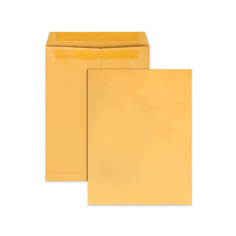 Redi-seal Catalog Envelope, #13 1-2, Cheese Blade Flap, Redi-seal Closure, 10 X 13, Brown Kraft, 100-box