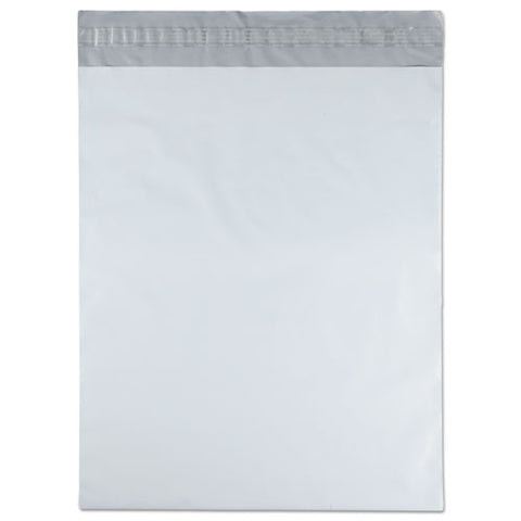 Redi-strip Poly Mailer, #5 1-2, Square Flap, Redi-strip Closure, 14 X 17, White, 100-pack
