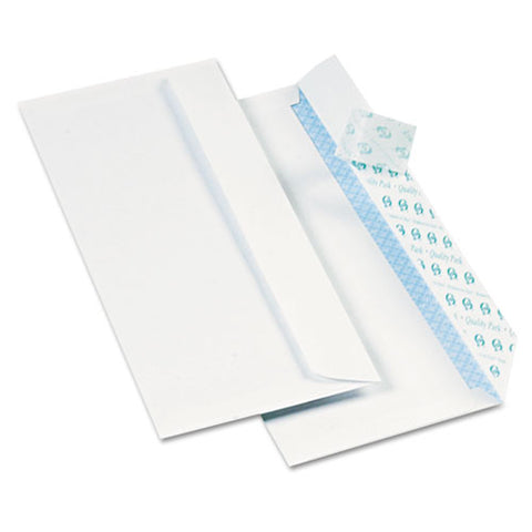 Redi-strip Security Tinted Envelope, #10, Commercial Flap, Redi-strip Closure, 4.13 X 9.5, White, 1000-box