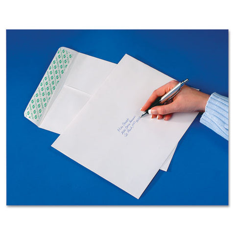 Tech-no-tear Catalog Envelope, #10 1-2, Cheese Blade Flap, Self-adhesive Closure, 9 X 12, White, 100-box