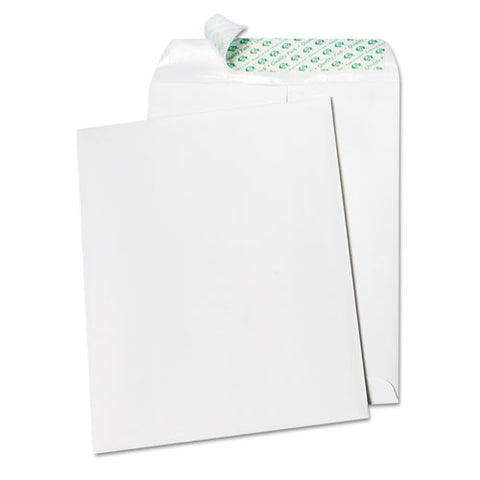 Tech-no-tear Catalog Envelope, #10 1-2, Cheese Blade Flap, Self-adhesive Closure, 9 X 12, White, 100-box