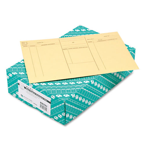 Attorney's Envelope-transport Case File, Cheese Blade Flap, Fold Flap Closure, 10 X 14.75, Cameo Buff, 100-box