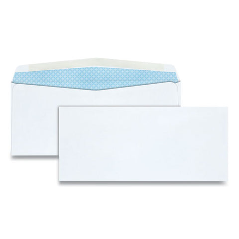 Business Envelope, #10, Commercial Flap, Gummed Closure, 4.13 X 9.5, White, 500-box