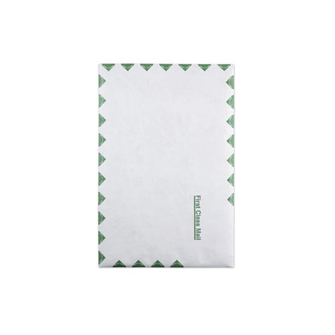 First Class Catalog Mailers, Dupont Tyvek, #15, Square Flap, Redi-strip Closure, 10 X 15, White, 100-box