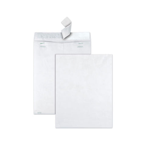 Catalog Mailers, Dupont Tyvek, #15 1-2, Square Flap, Redi-strip Closure, 12 X 16, White, 100-box