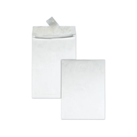 Open End Expansion Mailers, Dupont Tyvek, #13 1-2, Cheese Blade Flap, Redi-strip Closure, 10 X 13, White, 25-box