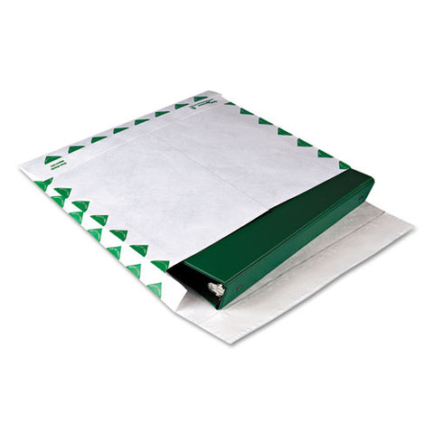 Open Side Expansion Mailers, Dupont Tyvek, #13 1-2, Squar Flap, Redi-strip Closure, 10 X 13, White, 100-carton