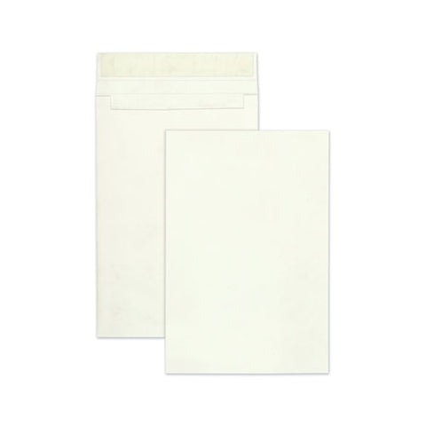 Open End Expansion Mailers, Dupont Tyvek, #15 1-2, Flip-stik Flap, Redi-strip Closure, 12 X 16, White, 100-carton