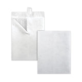 Bubble Mailer, Dupont Tyvek, #13 1-2, Square Flap, Redi-strip Closure, 10 X 13, White, 25-box