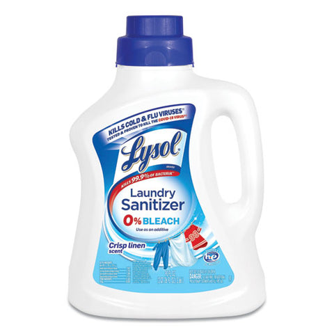 Laundry Sanitizer, Liquid, Crisp Linen, 90 Oz, 4-carton