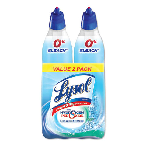 Toilet Bowl Cleaner W-hydrogen Peroxide, Cool Spring Breeze, 24 Oz Angle Neck Bottle, 2-pack, 4 Packs-carton