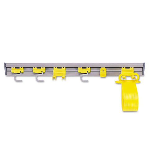 Closet Organizer-tool Holder, 34w X 3.25d X 4.25h, Gray