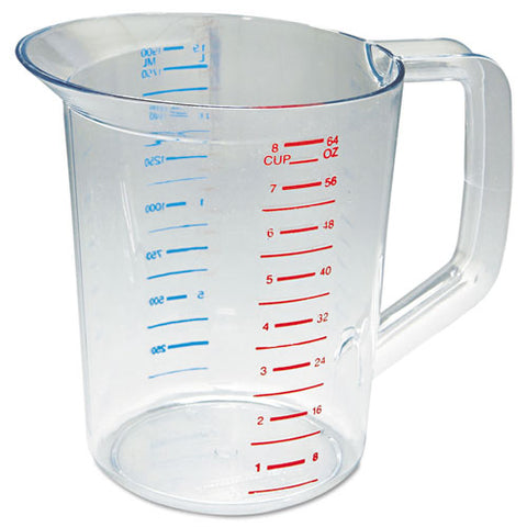Bouncer Measuring Cup, 2qt, Clear