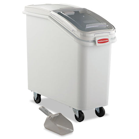 Prosave Mobile Ingredient Bin, 20.57 Gal, 13.13 X 29.25 X 28, White