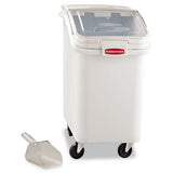 Prosave Mobile Ingredient Bin, 26.18 Gal, 15.5 X 29.5 X 28, White
