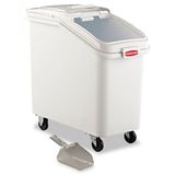 Prosave Mobile Ingredient Bin, 26.18 Gal, 15.5 X 29.5 X 28, White