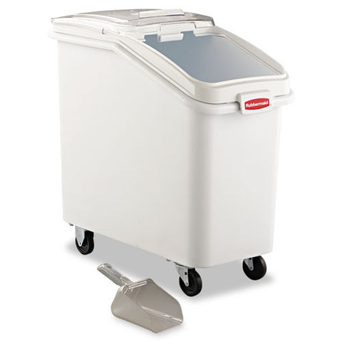 Prosave Mobile Ingredient Bin, 26.18 Gal, 15.5 X 29.5 X 28, White