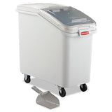 Prosave Mobile Ingredient Bin, 26.18 Gal, 15.5 X 29.5 X 28, White