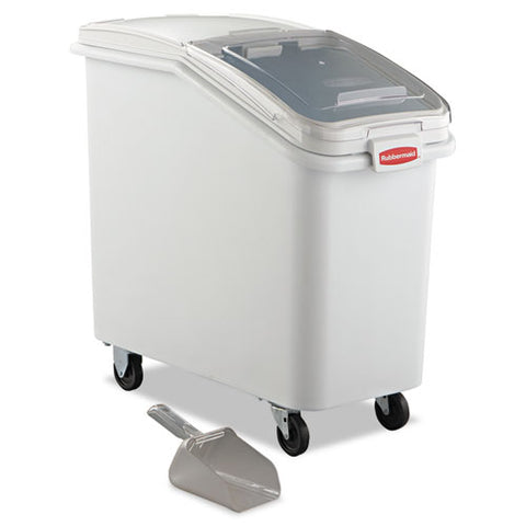 Prosave Mobile Ingredient Bin, 26.18 Gal, 15.5 X 29.5 X 28, White