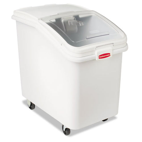 Prosave Mobile Ingredient Bin, 30.86 Gal, 18 X 29.75 X 28, White