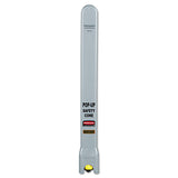 Multilingual "caution" Pop-up Safety Cone, 3-sided, Fabric, 21 X 21 X 20, Yellow
